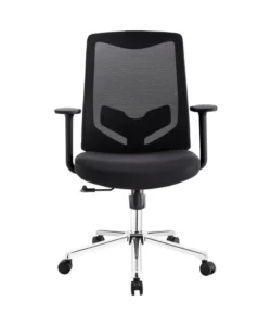 Ergonomic medium back chair for office staff with adjustable features